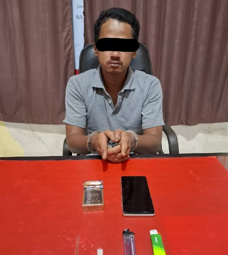 Tim Mata Elang Polres Kuansing Kembali Amankan Satu Tersangka Penyalahgunaan Narkotika